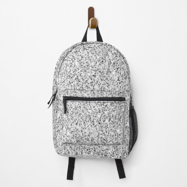 silver glitter backpack