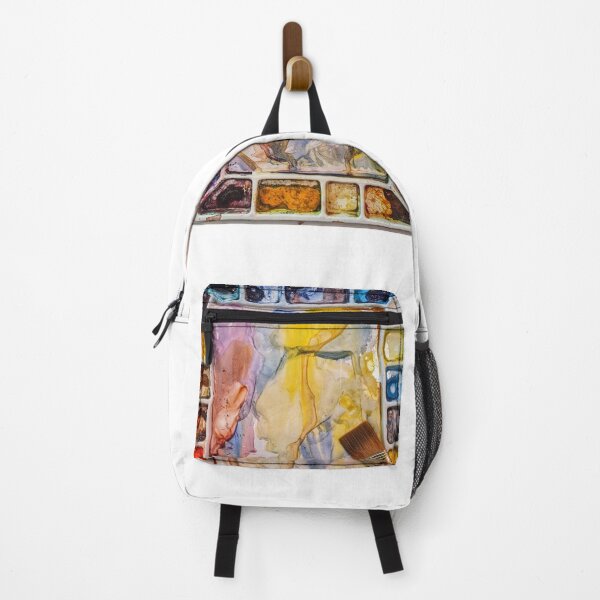 Item preview, Paint Palette Abstract Watercolor Poster Sticker designed and sold by Nikki Milley.