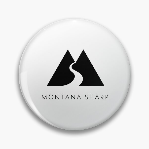 Item preview, Logotipo completo de Montana Sharp - Negro designed and sold by Montana Sharp.