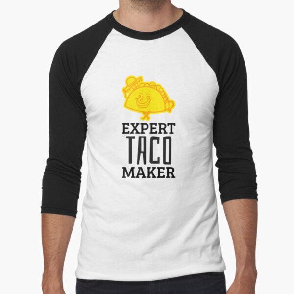 Expert Taco Maker Home Chef Funny Cartoon Meme Apron for Sale by javes93