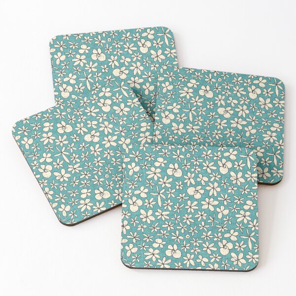 Item preview, garland flowers blue designed and sold by scrummy.