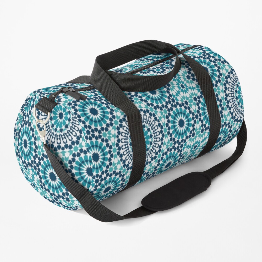 Moroccan tiles 2 Duffle Bag