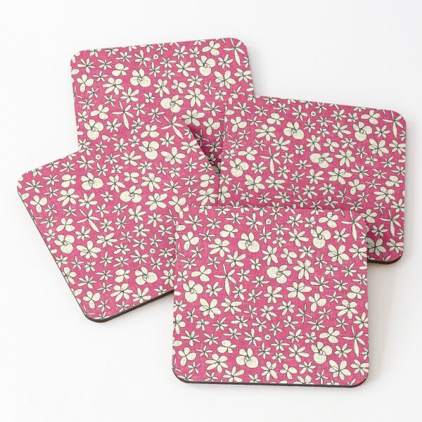 Item preview, garland flowers pink designed and sold by scrummy.