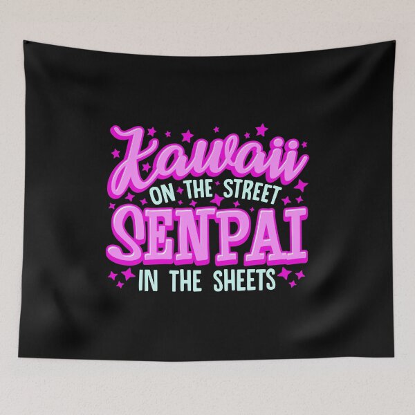 Item preview, Kawaii On The Street Senpai In The Sheets Anime designed and sold by perfectpresents.