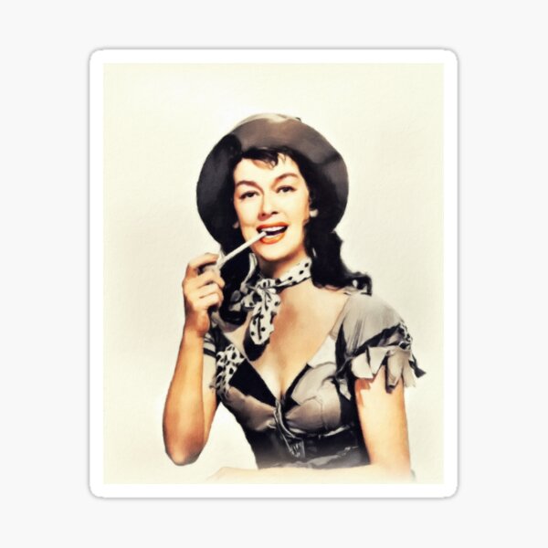 Rosalind Russell, Vintage Actress Sticker
