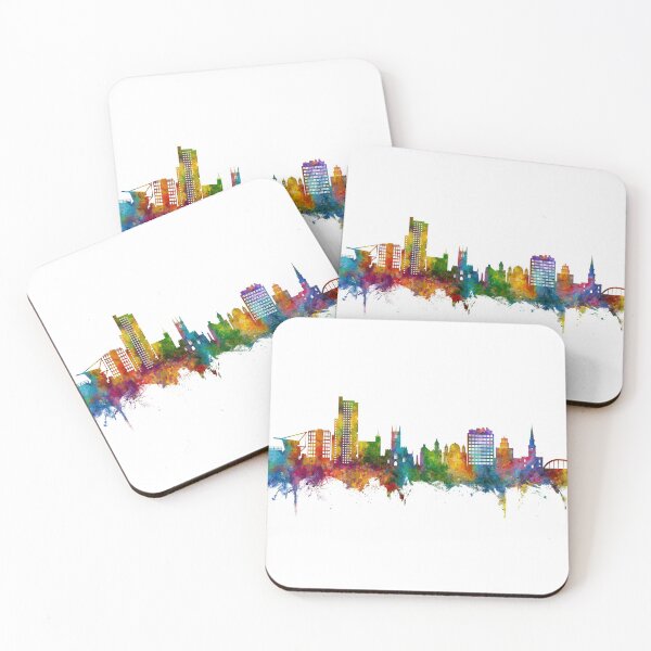 Item preview, Wolverhampton England Skyline designed and sold by ArtPrints.