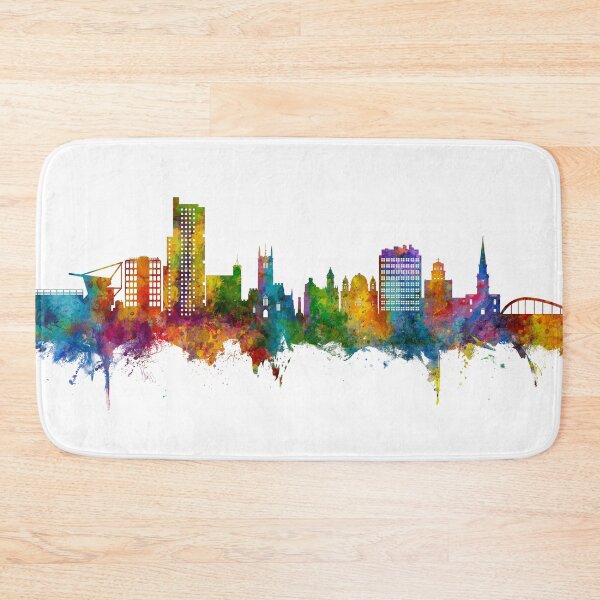 Item preview, Wolverhampton England Skyline designed and sold by ArtPrints.