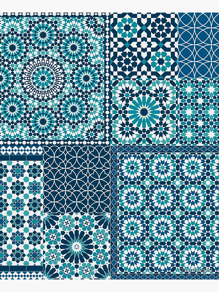 Moroccan tiles 1 by creativelolo