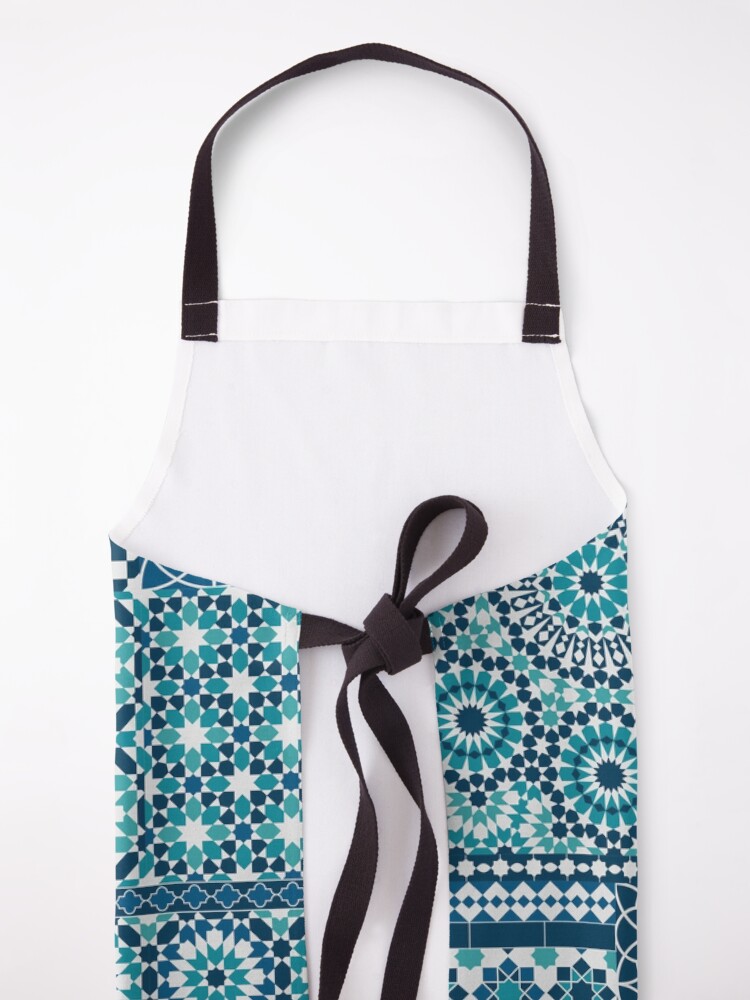 Alternate view of Moroccan tiles 1 Apron