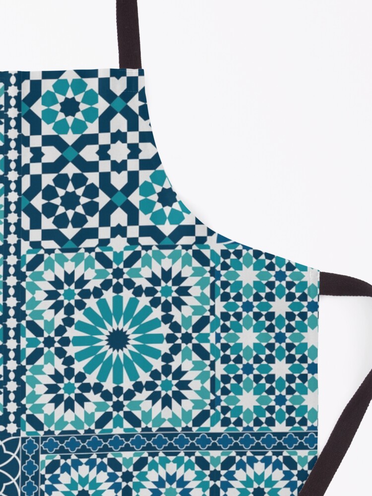 Alternate view of Moroccan tiles 1 Apron