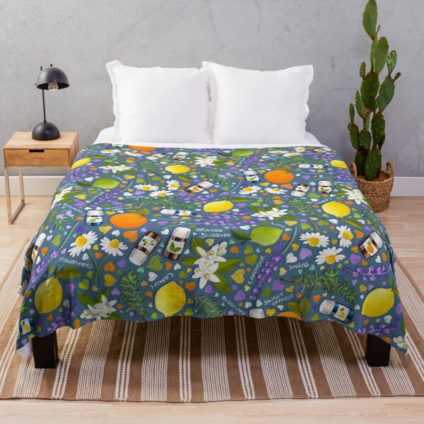 Item preview, Essential Oils Love on blue designed and sold by micklyn.