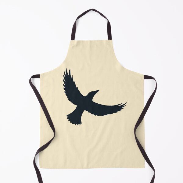Item preview, Magpie Flight – Black on Cream designed and sold by ImperfectLife.