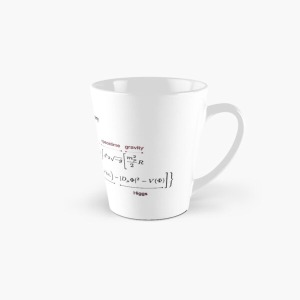 The Core Theory: Quantum Mechanics, Spacetime, Gravity, Other Forces, Matter, Higgs #Theory #QuantumMechanics #Spacetime #Gravity #Matter #Higgs Tall Mug