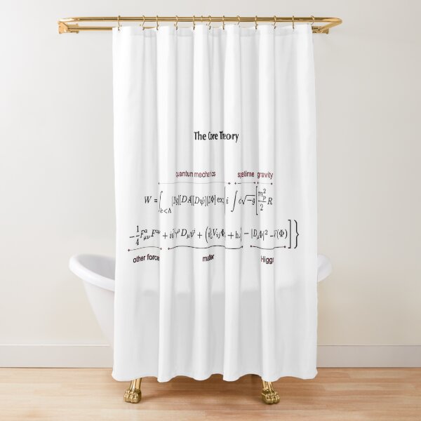 The Core Theory: Quantum Mechanics, Spacetime, Gravity, Other Forces, Matter, Higgs Shower Curtain