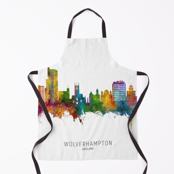 Item preview, Wolverhampton England Skyline designed and sold by ArtPrints.