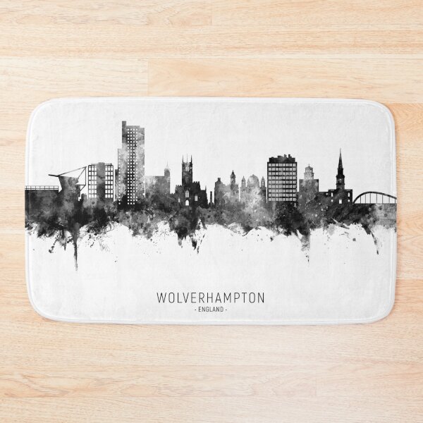 Item preview, Wolverhampton England Skyline designed and sold by ArtPrints.