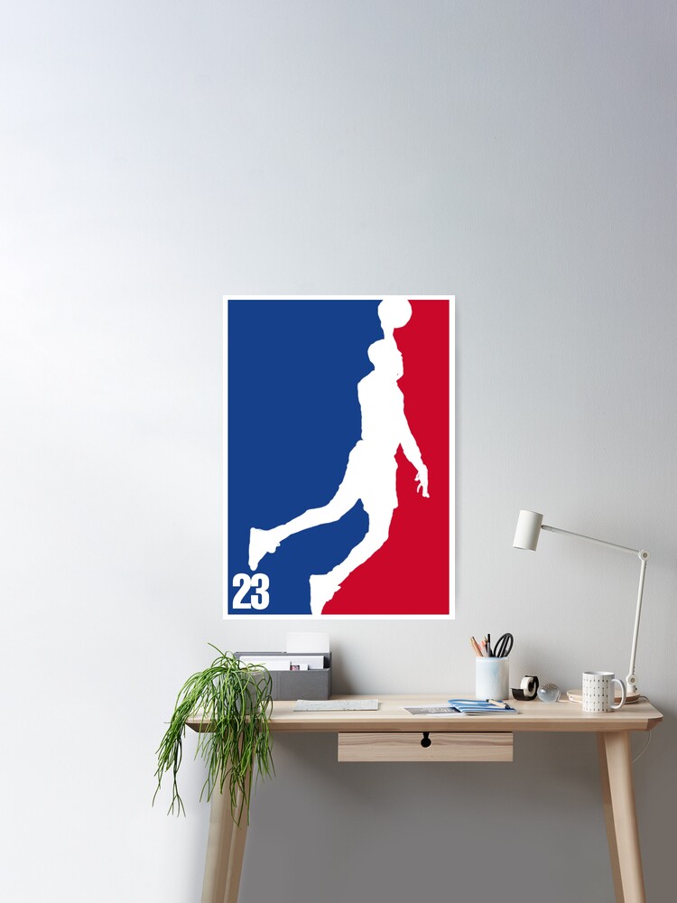 Michael Jordan Logo Poster for Sale by X-OTIC