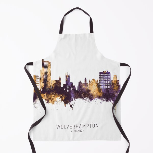 Item preview, Wolverhampton England Skyline designed and sold by ArtPrints.