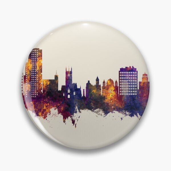Item preview, Wolverhampton England Skyline designed and sold by ArtPrints.