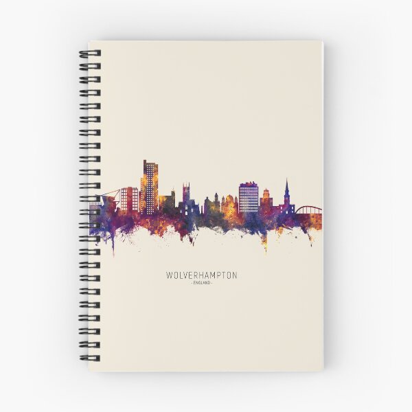 Item preview, Wolverhampton England Skyline designed and sold by ArtPrints.