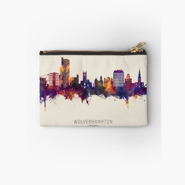 Item preview, Wolverhampton England Skyline designed and sold by ArtPrints.