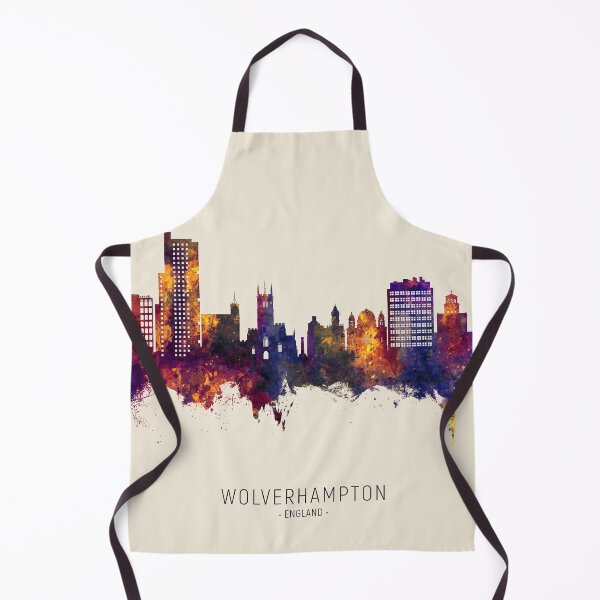 Item preview, Wolverhampton England Skyline designed and sold by ArtPrints.