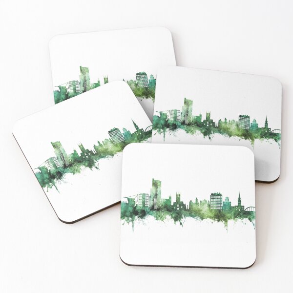 Item preview, Wolverhampton England Skyline designed and sold by ArtPrints.
