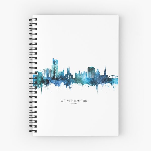 Item preview, Wolverhampton England Skyline designed and sold by ArtPrints.