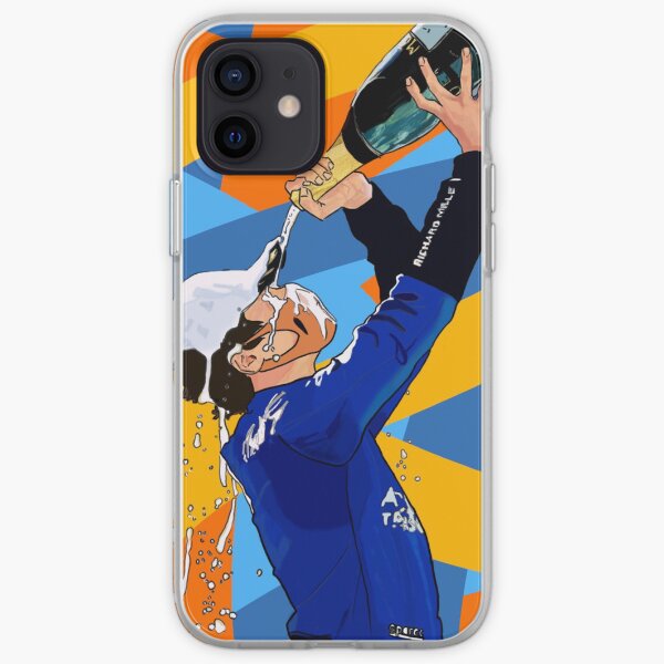Lando Norris Podium Autriche coloré Coque souple iPhone