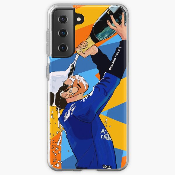 Lando Norris Colourful Austria Podium Samsung Galaxy Soft Case