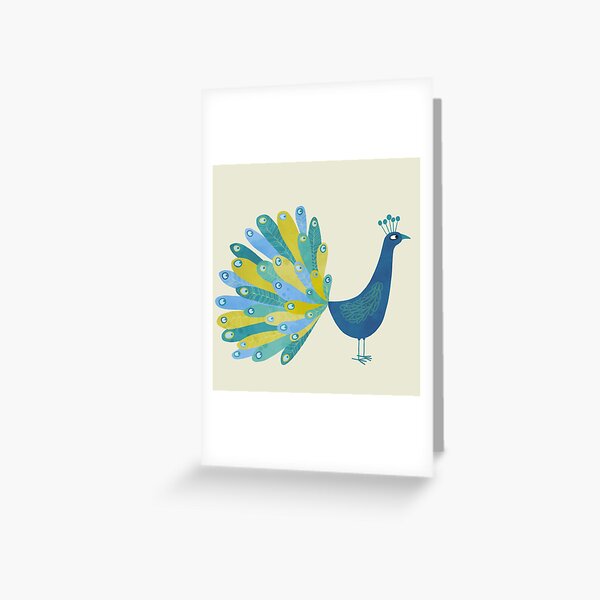 Sarcastic Peacock Greeting Card