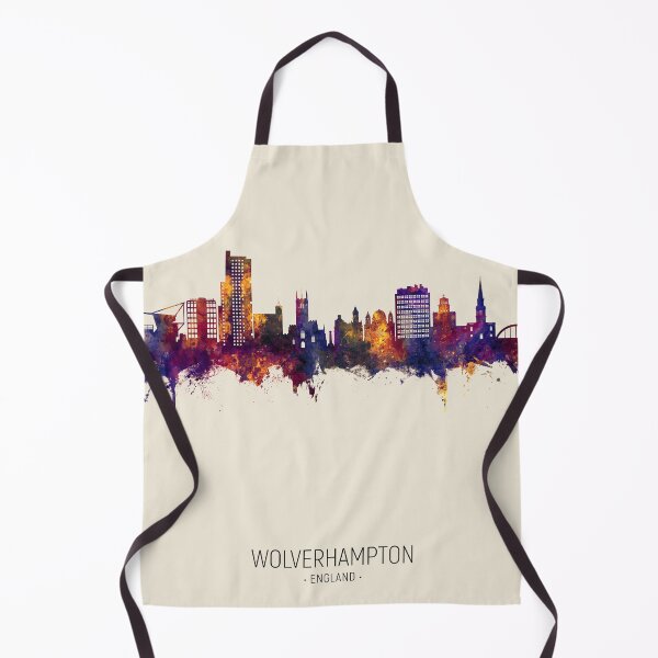 Item preview, Wolverhampton England Skyline designed and sold by ArtPrints.