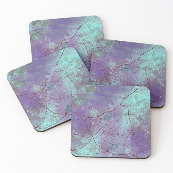 Item preview, Nairobi Kenya Watercolor Street Map  designed and sold by IvonDesign.
