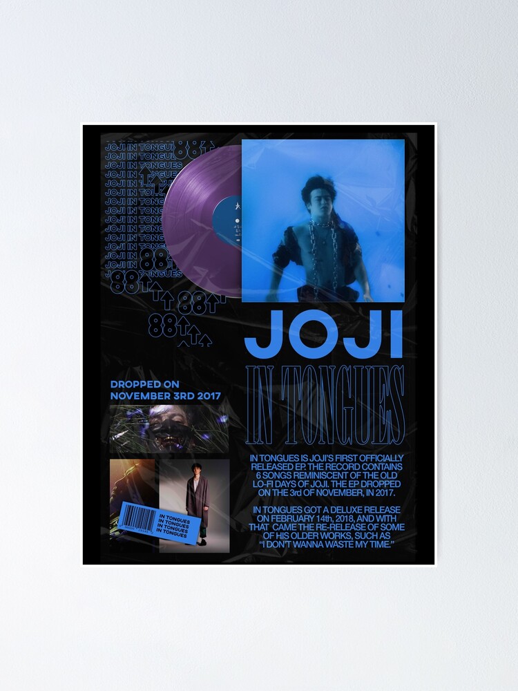 Alternate view of JOJI IN TONGUES POSTER Poster