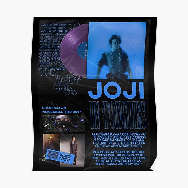 JOJI IN TONGUES POSTER Poster
