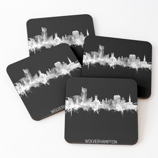 Item preview, Wolverhampton England Skyline designed and sold by ArtPrints.