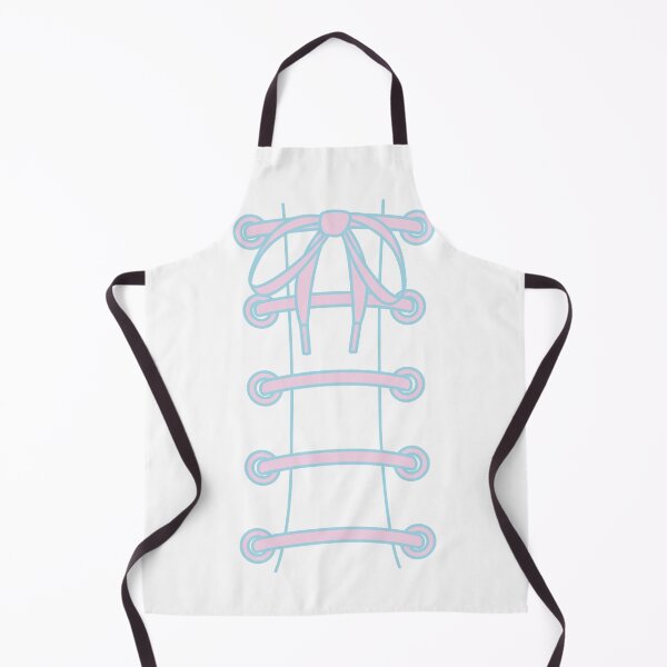 Item preview, Laced Up Laces with Eyelets Pastel Pink and Blue designed and sold by forfun-art.