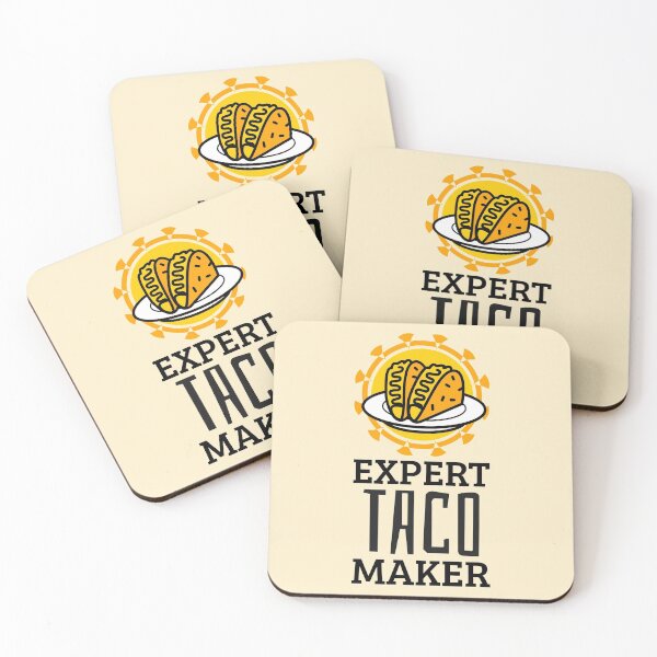 Item preview, Two Tacos Home Cook Funny Cartoon Meme Quote designed and sold by javes93.
