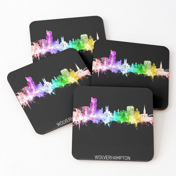 Item preview, Wolverhampton England Skyline designed and sold by ArtPrints.