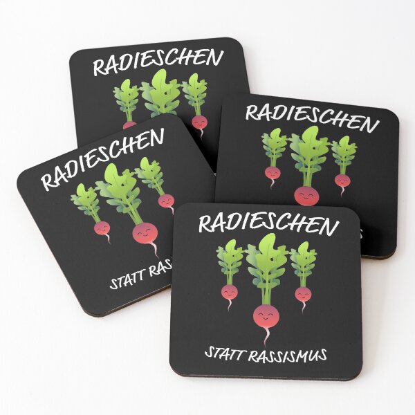 Item preview, Radishes instead of racism - against racism designed and sold by mazemischief.