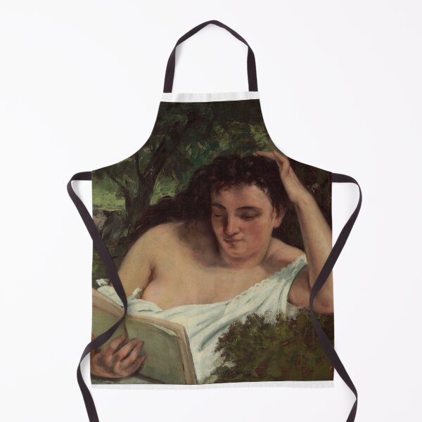 Item preview, A Young Woman Reading - Gustave Courbet designed and sold by vakashop.