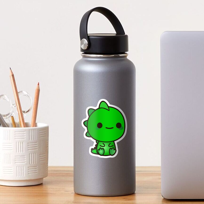 Happy Dinosaur Sticker Sticker