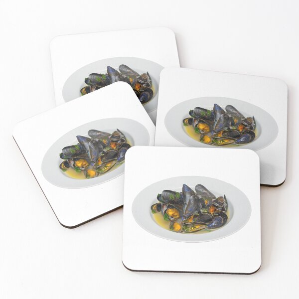 Item preview, Moules Mariniere in a White Bowl designed and sold by MarkUK97.