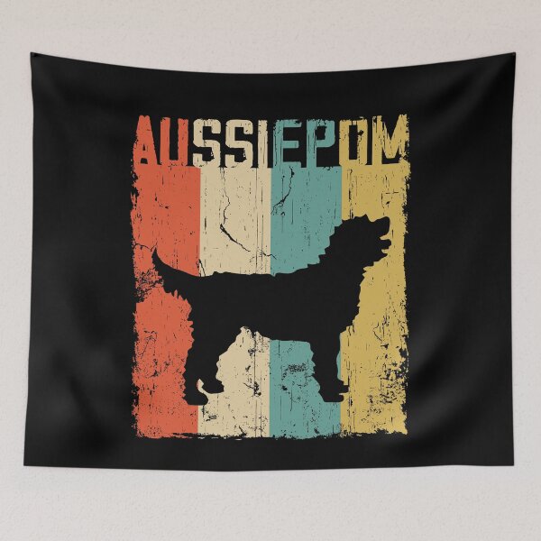 Item preview, AUSSIEPOM Vintage Retro Classis Dog Lover Gift designed and sold by rafaeltto.