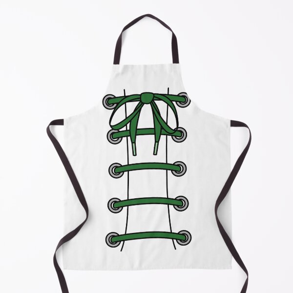 Item preview, Green Laced Up Laces with Silver Eyelets designed and sold by forfun-art.