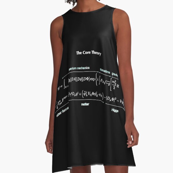 The Core Theory: Quantum Mechanics, Spacetime, Gravity, Other Forces, Matter, Higgs A-Line Dress