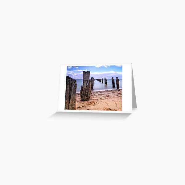 Clifton Springs Old Pier Greeting Card