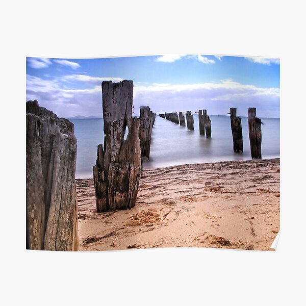 Clifton Springs Old Pier Poster