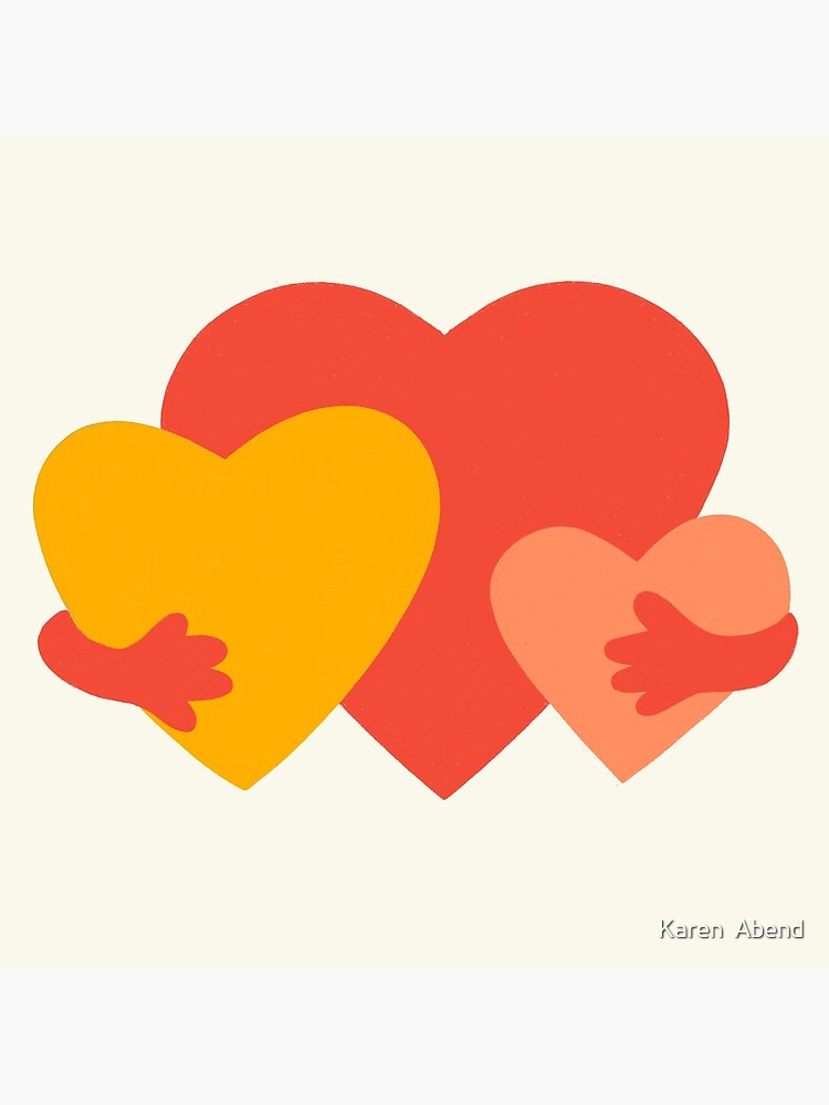 HUGGING HEARTS by karenabend