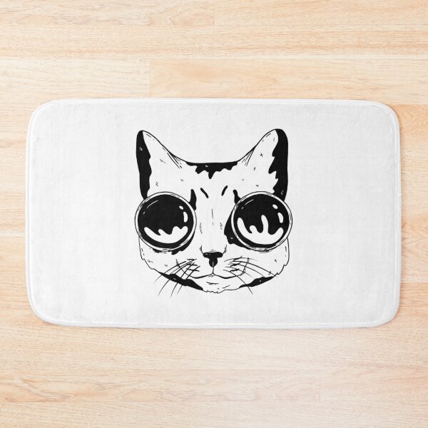 Item preview, Cat with welding goggles designed and sold by DerSenat.